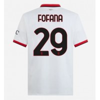 Maglie da calcio AC Milan Youssouf Fofana #29 Seconda Maglia 2024-25 Manica Corta